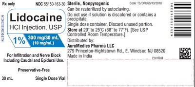 lidocaine-fig5.jpg PACKAGE LABEL-PRINCIPAL DISPLAY PANEL - 1% 300 mg/30 mL (10 mg/mL) - 30 mL Container Label - lidocaine fig5