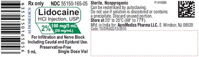 lidocaine-fig9.jpg PACKAGE LABEL-PRINCIPAL DISPLAY PANEL - 2% 100 mg/5 mL (20 mg/mL) - 5 mL Container Label - lidocaine fig9