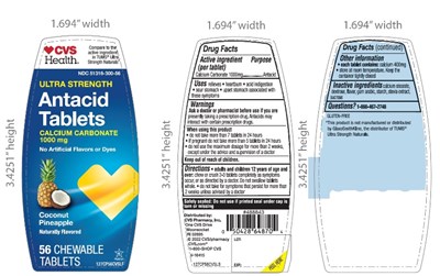 Cvs Ultra Strength Antacid Tablets 56 Chewable Tablets (Image 01)