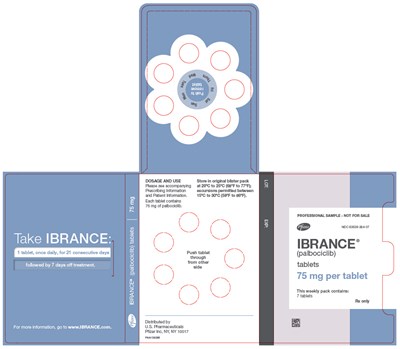 ibrance-07.jpg PRINCIPAL DISPLAY PANEL - 75 mg Tablet Dose Pack - ibrance 07