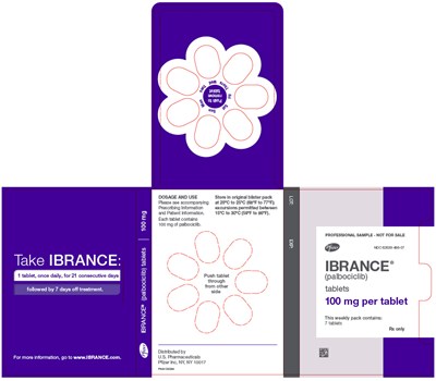 ibrance-09.jpg PRINCIPAL DISPLAY PANEL - 100 mg Tablet Dose Pack - ibrance 09