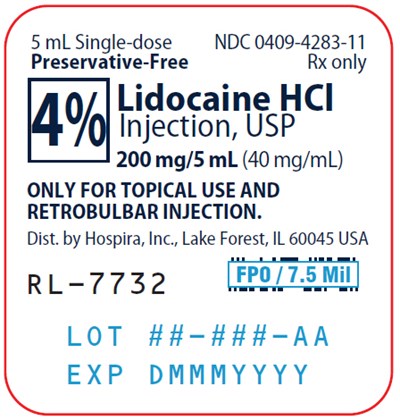 lidocaine-04.jpg PRINCIPAL DISPLAY PANEL - 5 mL Ampule Label - lidocaine 04