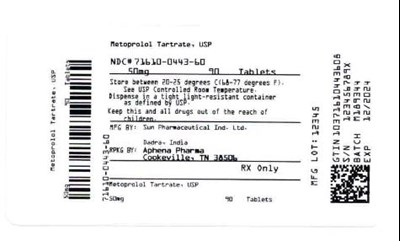 Bottle Label 50 mg (71610 0443 60)