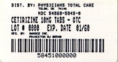 Package Label (5845)