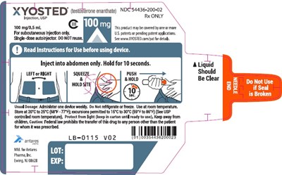 100 mg/0.5 mL Autoinjector (Device100)
