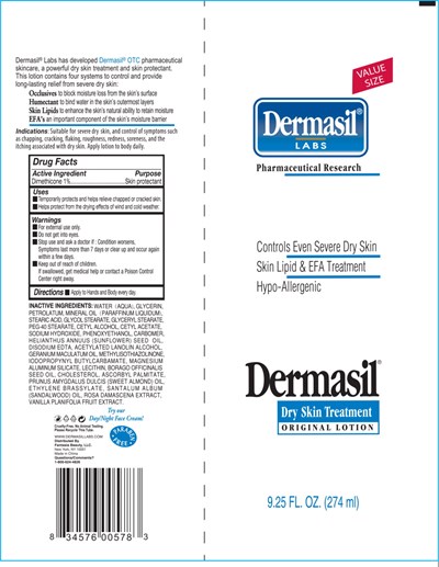 Principal Display Panel (Dermasil Dry Skin 9.25 Tube Label)