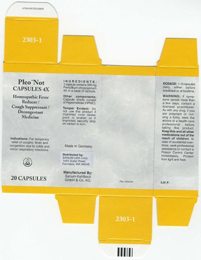 Principal Display Panel (20 Capsules Carton)