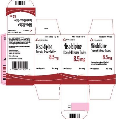 nisoldipine-3.jpg Nisoldipine ER Tablets 8.5mg 100ct Carton - nisoldipine 3