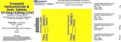 Tramadol Hydrochloride And Acetaminophen Tablets U 3