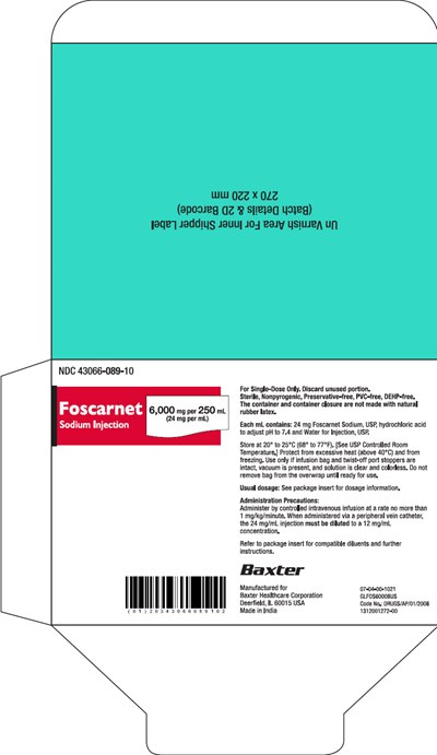 Foscarnet Carton Label 43066-089-10  1 Of 3 (Image 04)