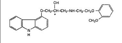 b1fa8af3-9789-45d2-8b77-a53935c52b49-01.jpg structured formula for carvedilol - b1fa8af3 9789 45d2 8b77 a53935c52b49 01