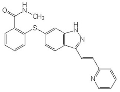 Chemical Structure - inlyta 01
