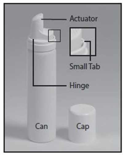 Parts of the LEXETTE can - can parts