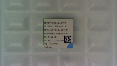 Elvitegravir/cobicistat/emtricitabine/tenofovir Disoproxil Fumarate 150/150/200/300 mg Tablet (6918912011)