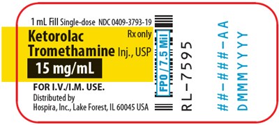 Principal Display Panel (15 mg/mL Vial Label)