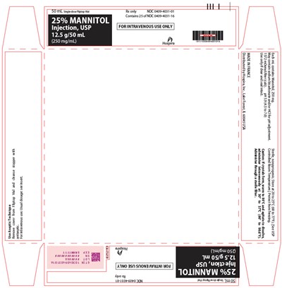 PRINCIPAL DISPLAY PANEL - 50 mL Vial Tray - mannitol 04