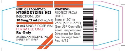 hydroxyzine-hydrochloride-injection-usp-6.jpg 2 mL Container Label - hydroxyzine hydrochloride injection usp 6