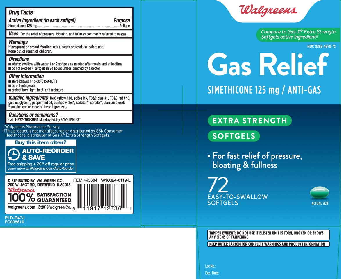 NDC 03634870 Gas Relief Extra Strength Images Packaging, Labeling