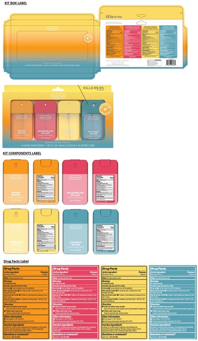 Smart Care 4 Hand Sanitizers (70108341 4)