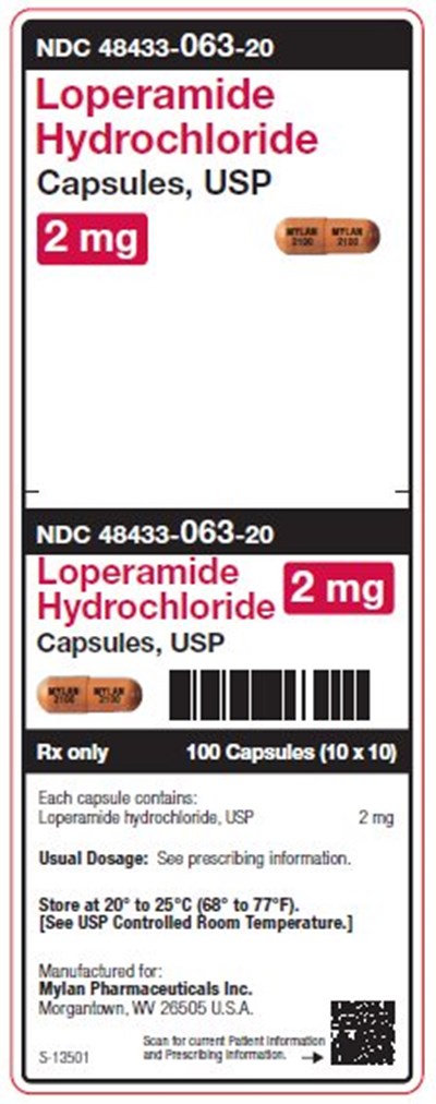 Loperamide Hydrochloride 2 mg Capsules, Usp Unit Carton Label (Image 02)