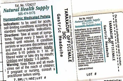 Gastric Headache Label (Nhs Gastric Headache)