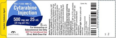 Principal Display Panel – Cytarabine Injection 500 mg Per 25 mL Vial Label (Cyt03 0000 02)