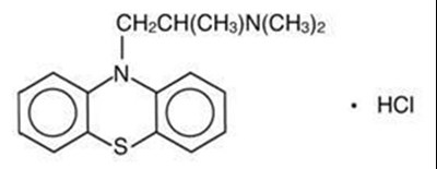 "image Description" (Prometh HCl Structure)