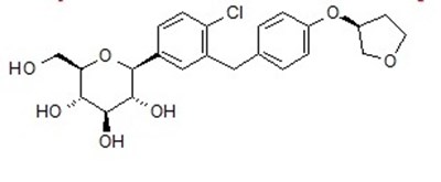 Empagliflozin structure - empagliflozin structure