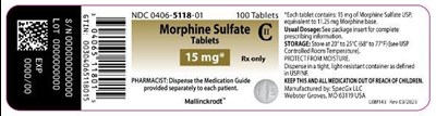 Principal Display Panel (15 mg Bottle)