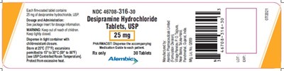 desipramine-hcl-25-mg.jpg 30 tablets - desipramine hcl 25 mg