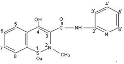 structure - piroxicam strc