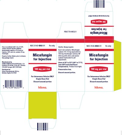 Micafungin For Injection 100 mg Per Vial Carton Label (Micafungin For Injection 5)