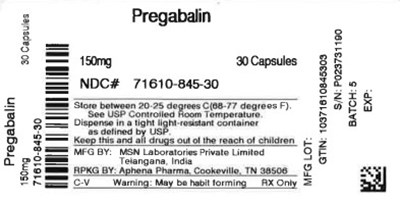 Bottle Label 150 mg (71610 0845 30)
