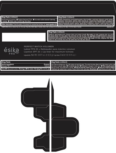 Principal Display Panel - 2,2 g Tube Box - (CAFÉ PARISO) - BROWN - esika 12