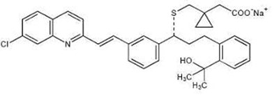 Montelukast Sodium Structural Formula (Image 02)