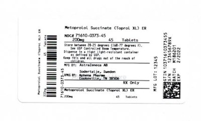 Bottle Label 200 mg (71610 0373 45)