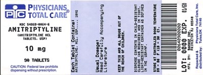 0064.jpg Amitriptyline HCl 10 mg Label - 0064