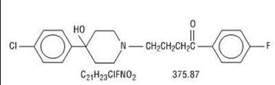 Image Description (Haloperidol Structure)