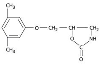 Metaxalone 800 mg - Chemical Structure - metaxalone str