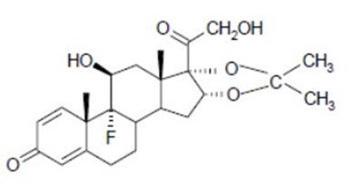 Triamcinolone Acetonide Structure (Image 01)