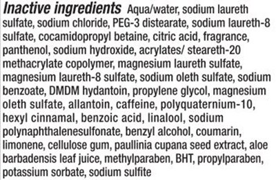 inactive ingreds - inactives