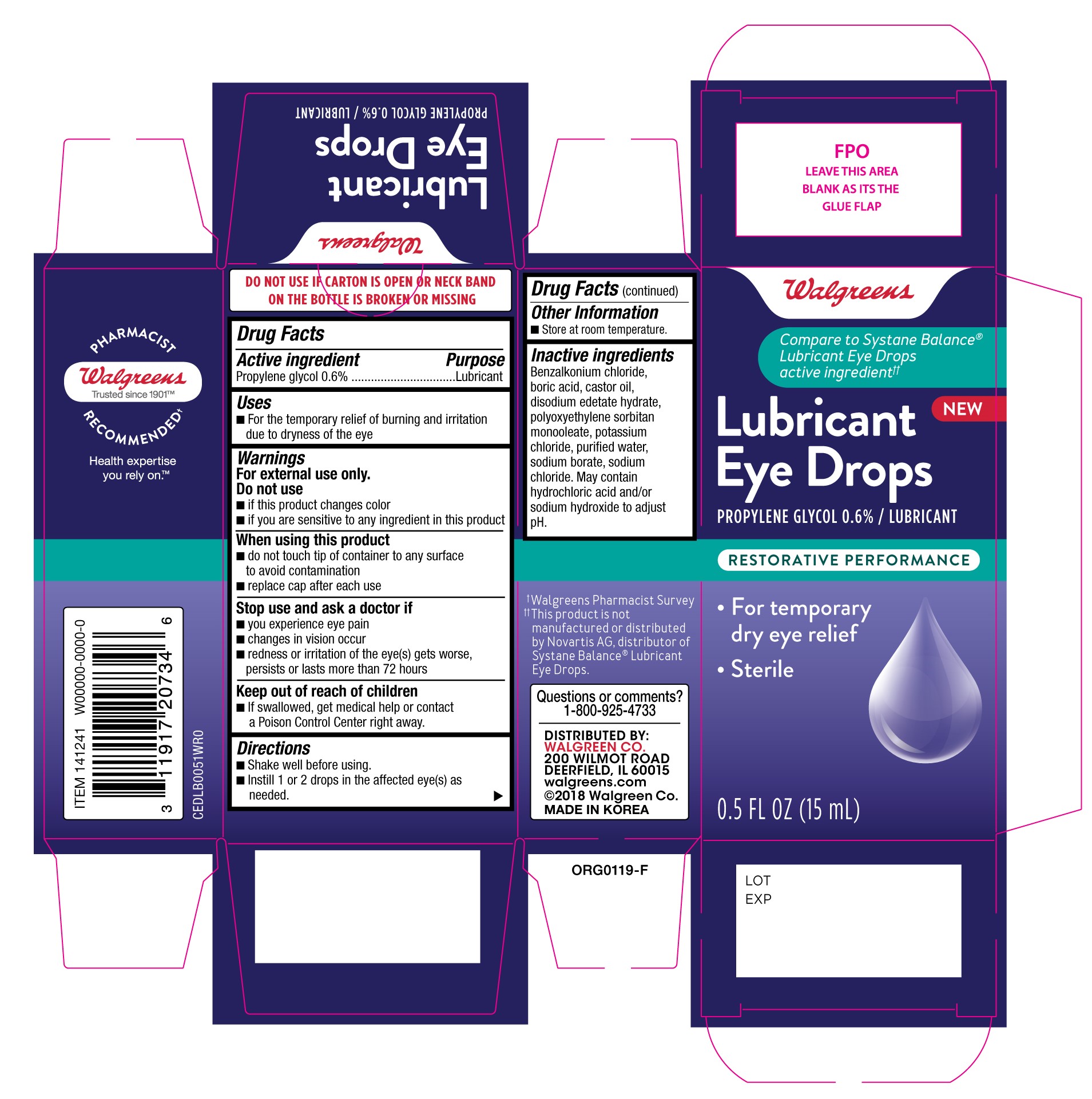 Walgreens Antibacterial Eye Drops - ocrk952