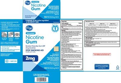 Nicotine Polacrilex 2 mg (nicotine) (Nicotine 2 mg Original Uncoated Usp Gum 1)