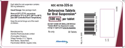 deferasirox-500mg.jpg 30 Tablets - deferasirox 500mg