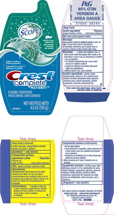 crest-01.jpg Principal Display Panel - 130 g Bottle Label - crest 01