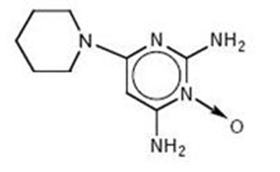 Structural Formula Of Minoxidil (Image 1)