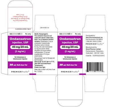Ondansetron Spl 20ml Carton Label