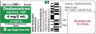 Ondansetron Spl 2ml Vial Label