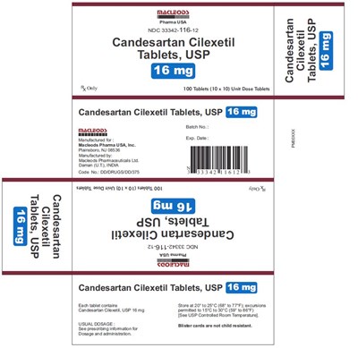 Lab (Candesartan Carton  16mg 100s)