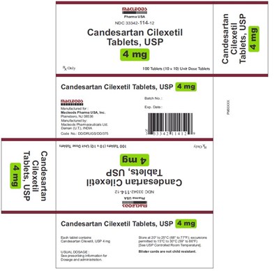 Lab (Candesartan Carton 4mg 100s)